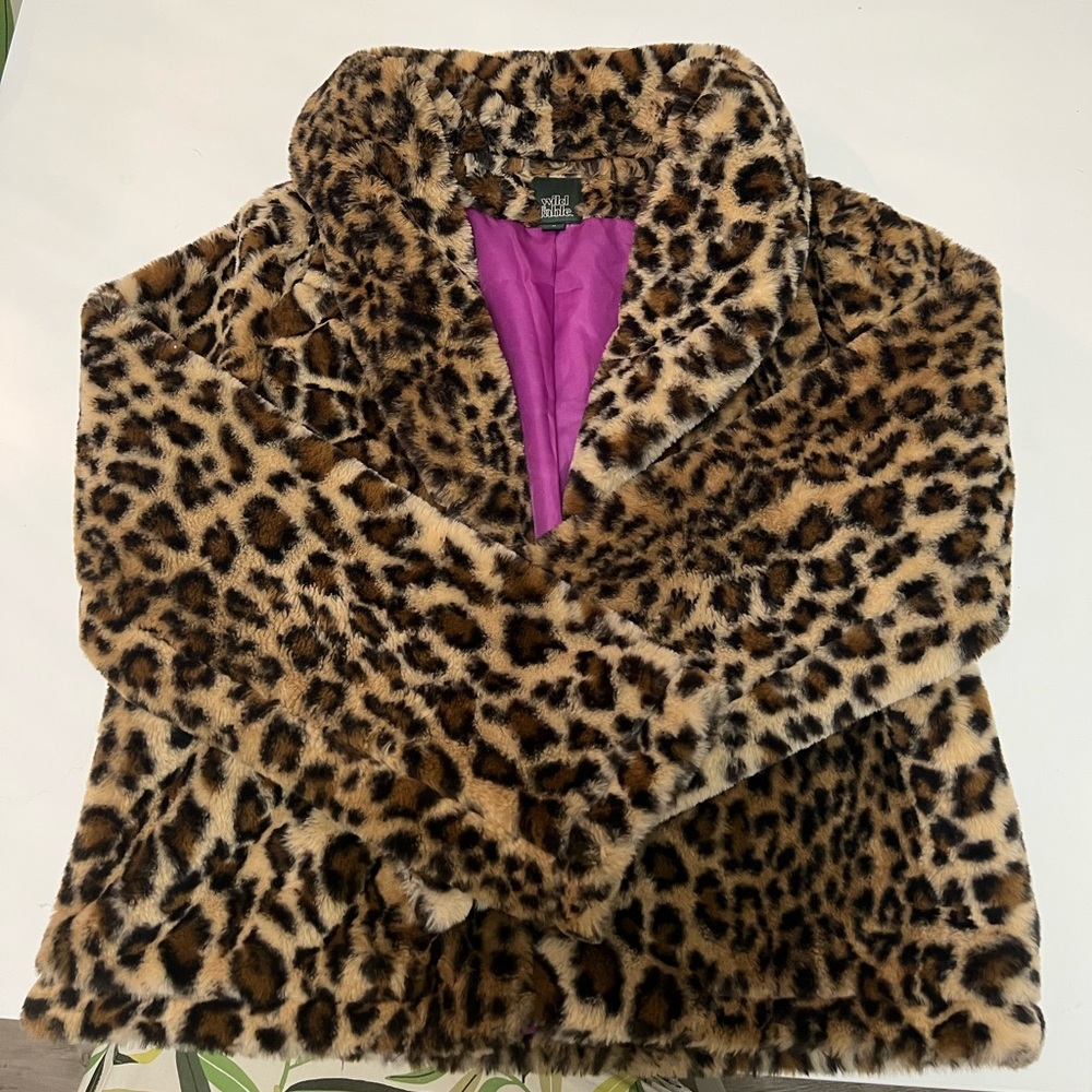 Leopard print jacket